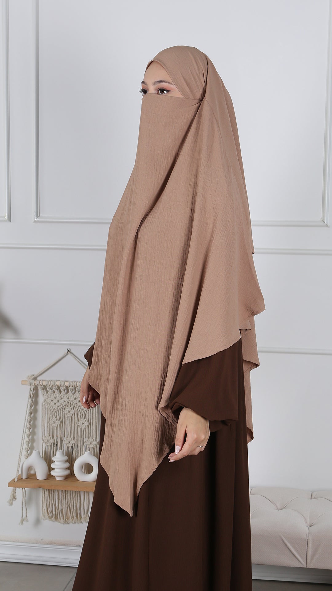 Khimar jazz double voile