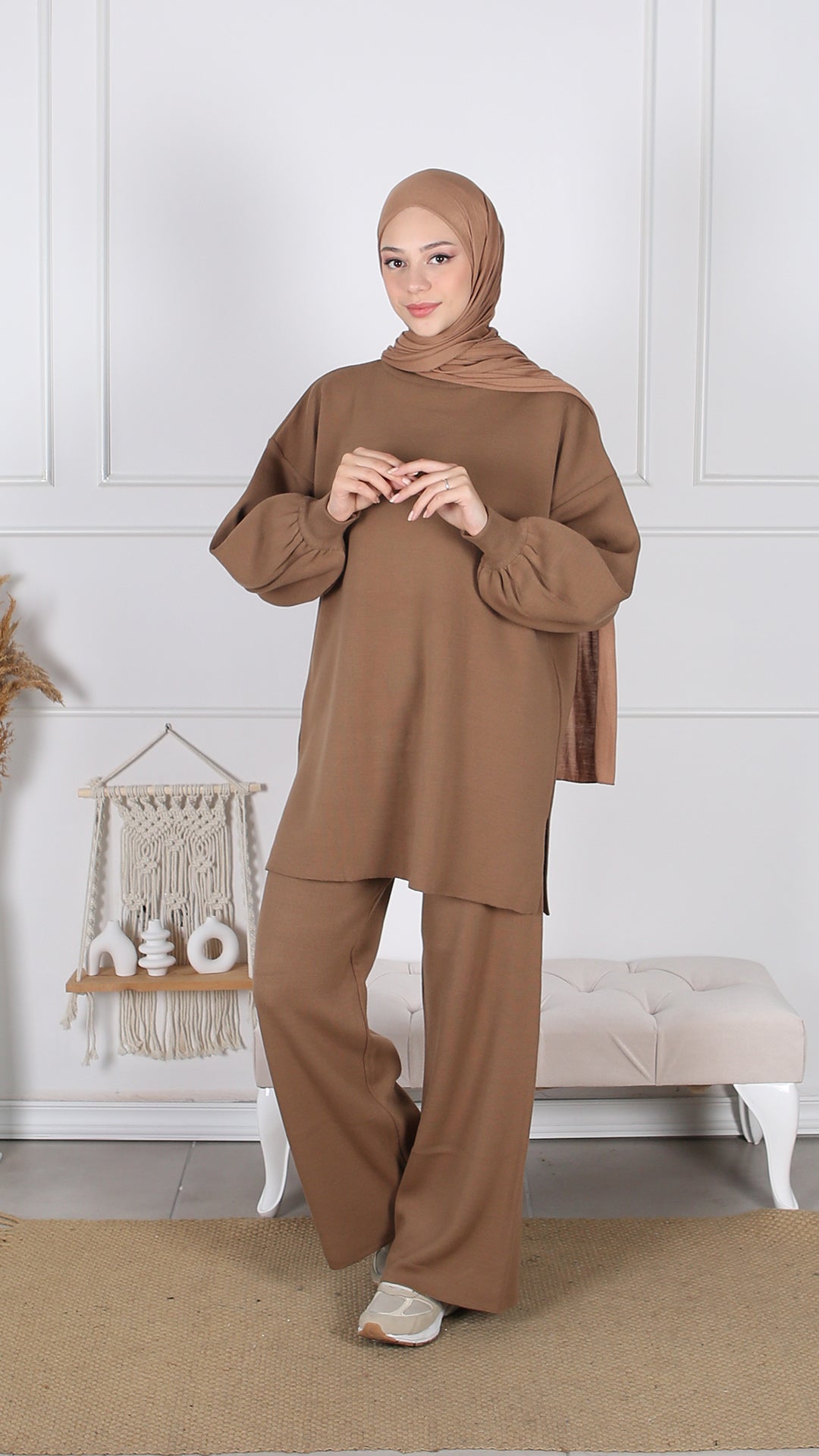 Ensemble tricot manches ballon