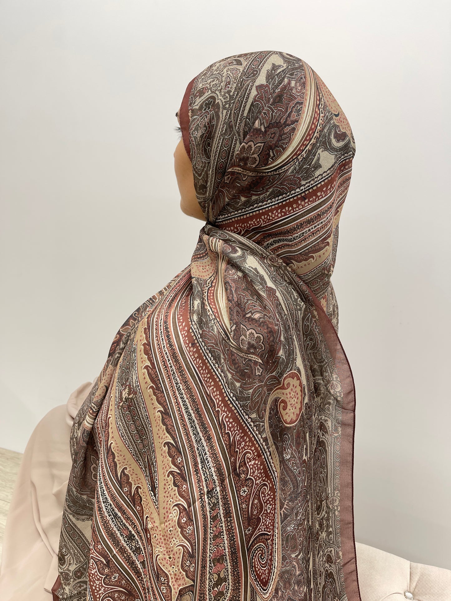 Hijab à motifs soft