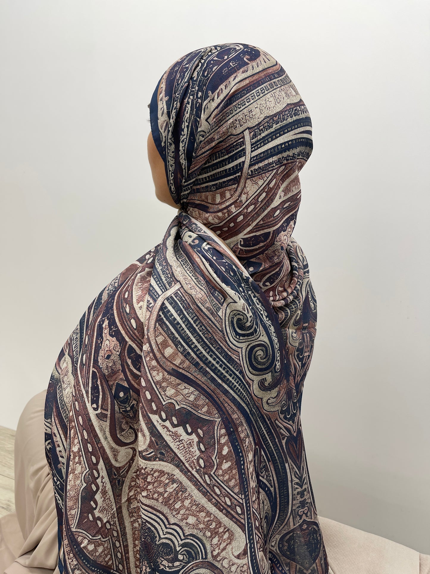 Hijab à motifs soft