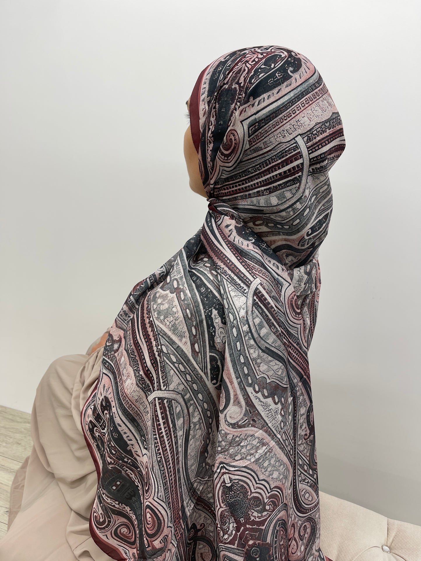 Hijab à motifs soft
