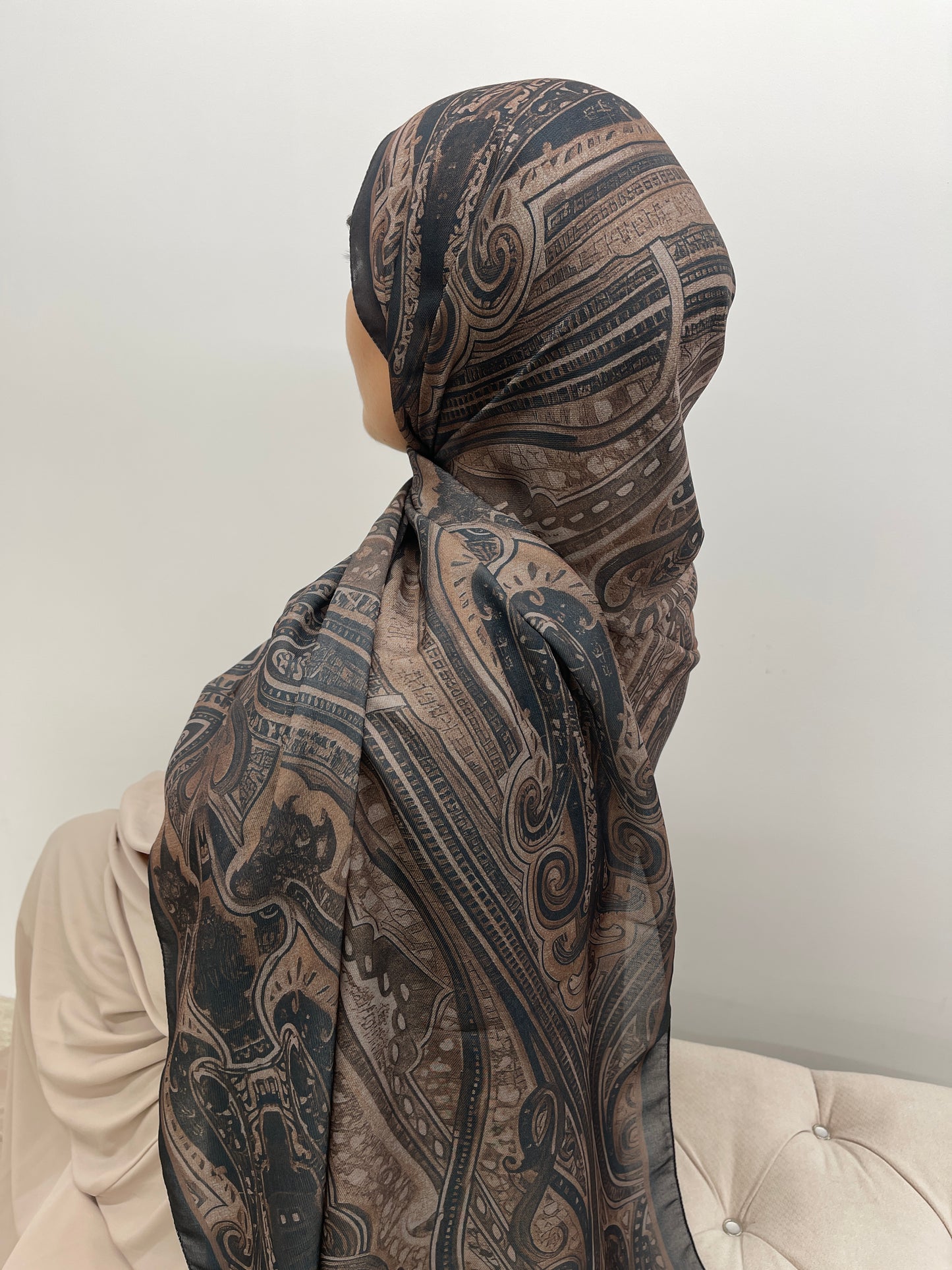 Hijab à motifs soft