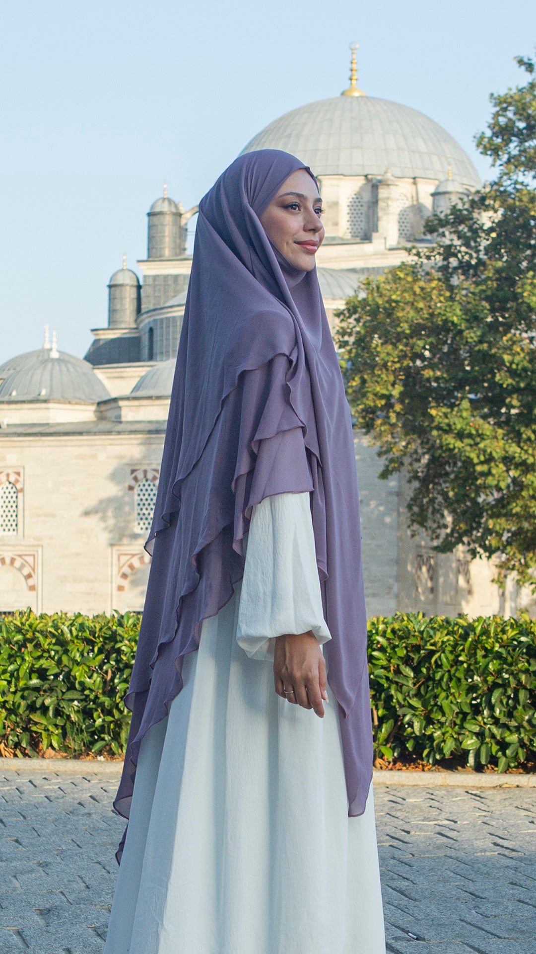 Khimar Mousseline 3 voiles