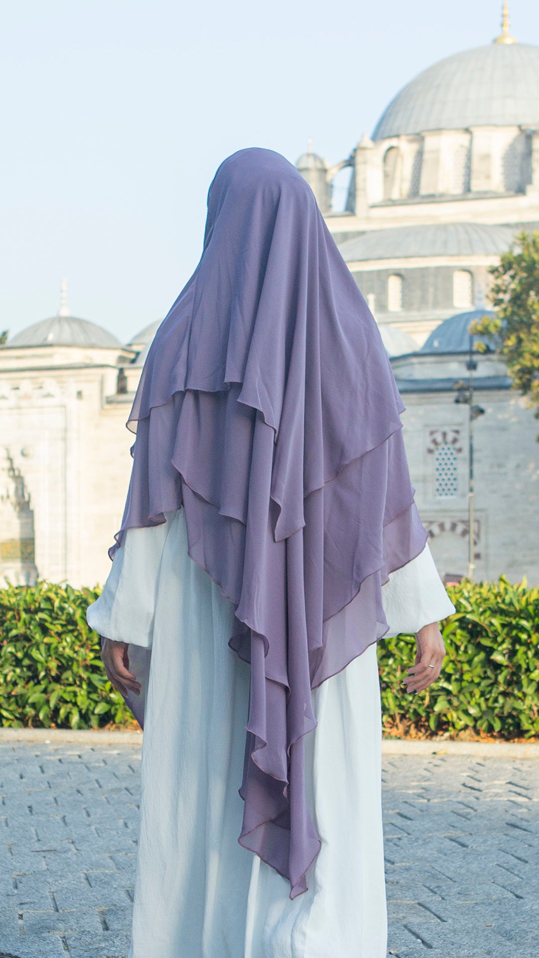 Khimar Mousseline 3 voiles