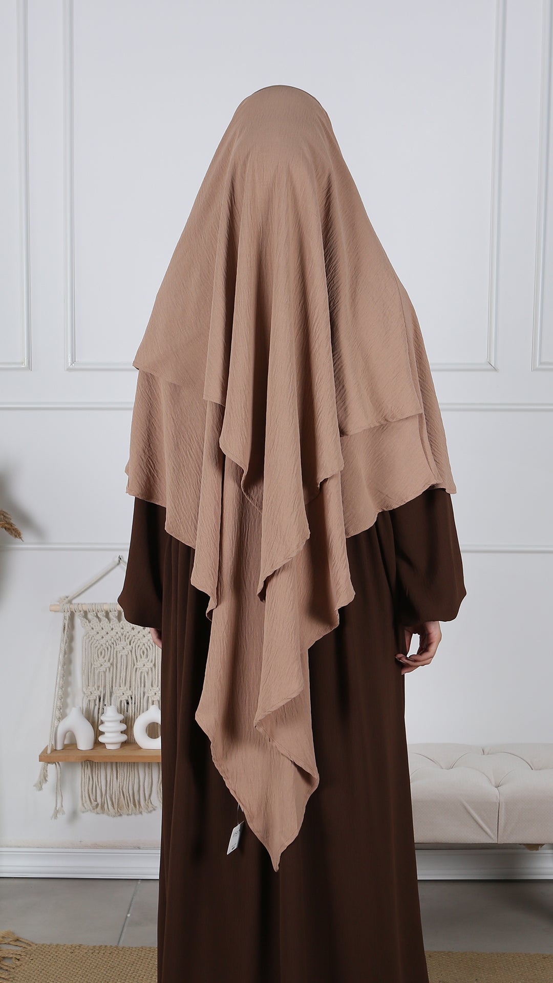 Khimar jazz double voile