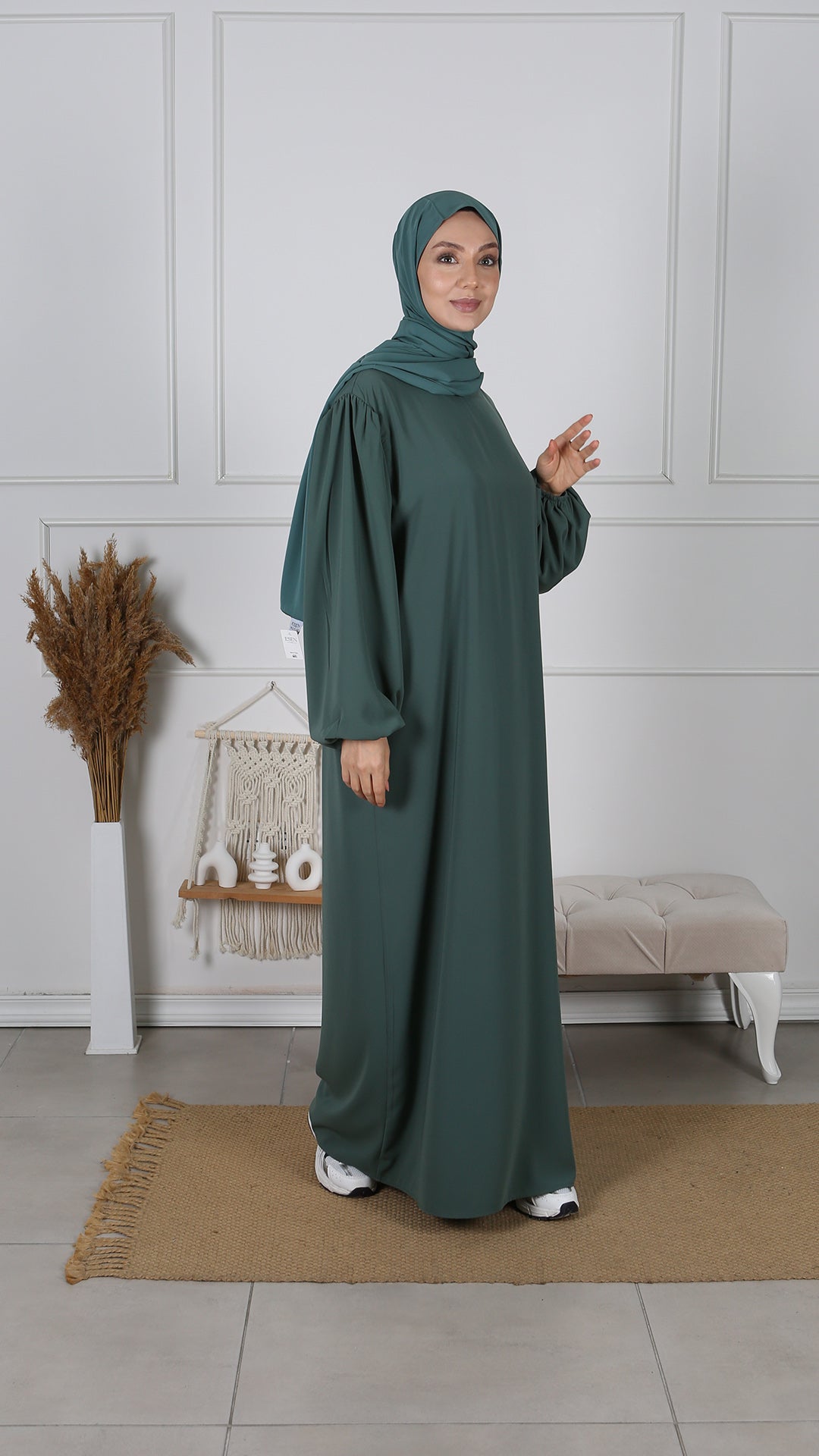 Abaya manches ballons