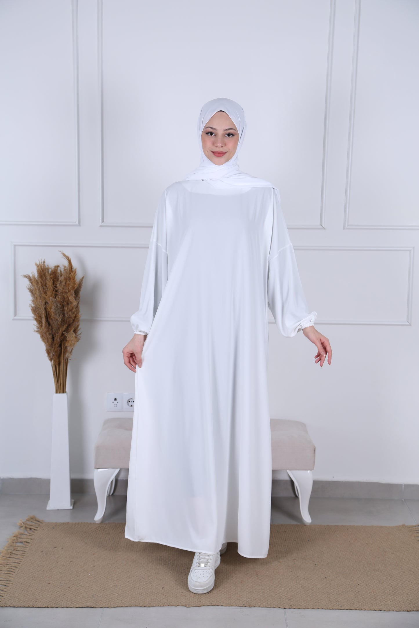 Abaya blanche