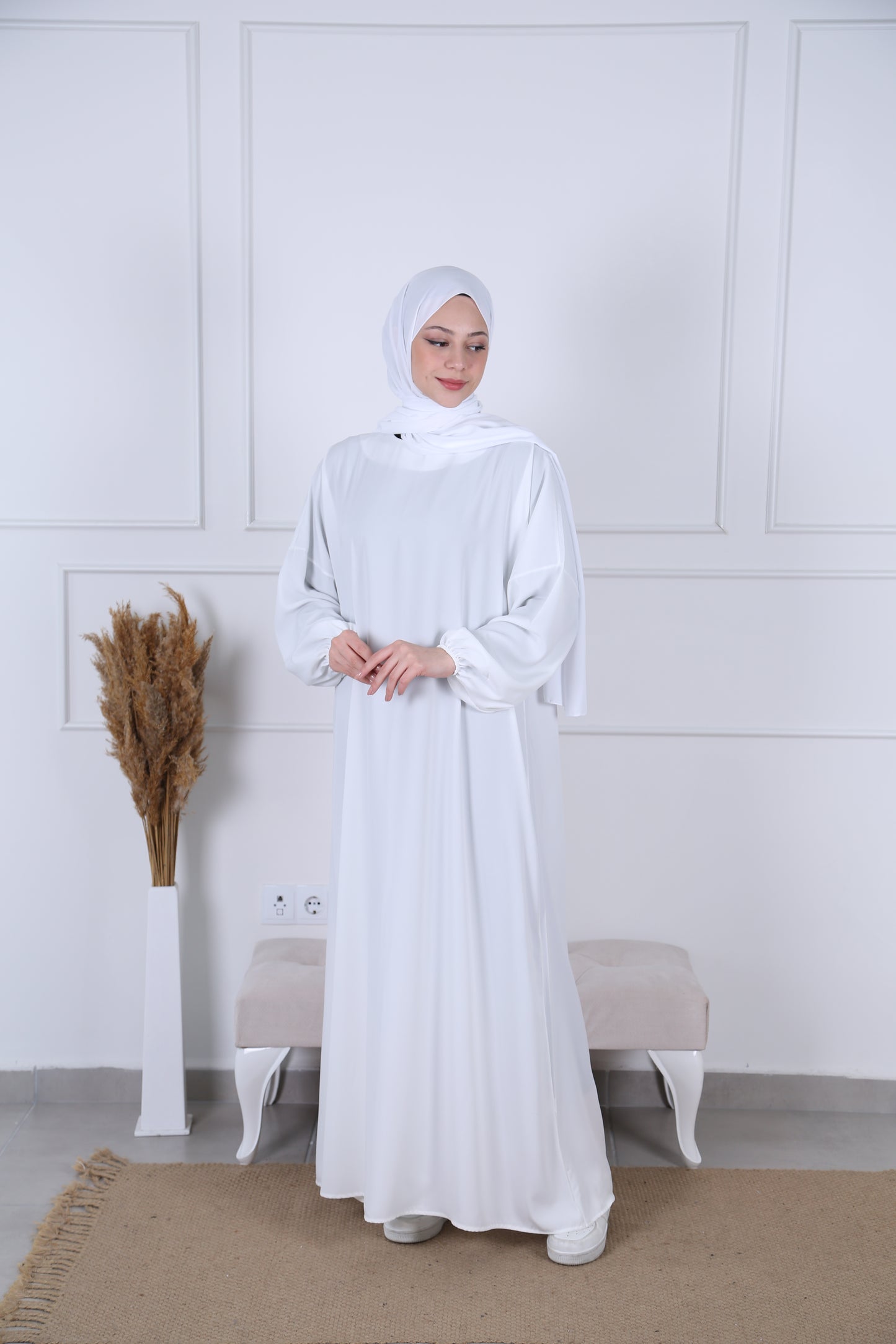Abaya blanche