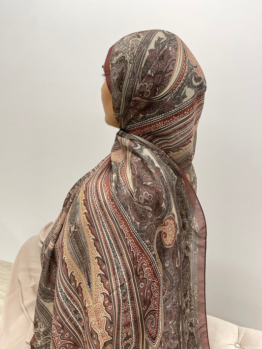 Hijab à motifs soft